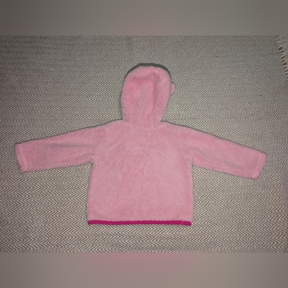 Wonderkids Fuzzy Pink Hoodie with Ears - Picture 4 of 7